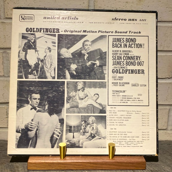007: Goldfinger OST Original Vinyl Record - Picture 2 of 4